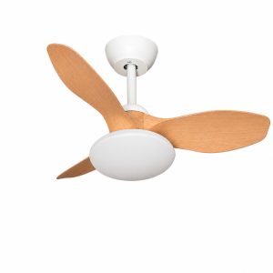 Quạt trần đèn thiết kế 3 cánh nhựa tối giản, hiện đại QT-203