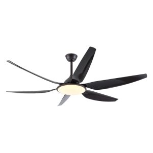 Quạt trần đèn thiết kế cánh lớn, phong cách Bắc Âu QT-43