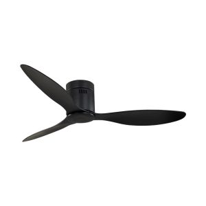 Quạt trần thiết kế 3 cánh màu đen tối giản, hiện đại QT-106