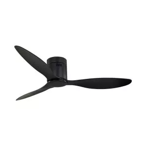 Quạt trần thiết kế 3 cánh màu đen tối giản, hiện đại QT-106