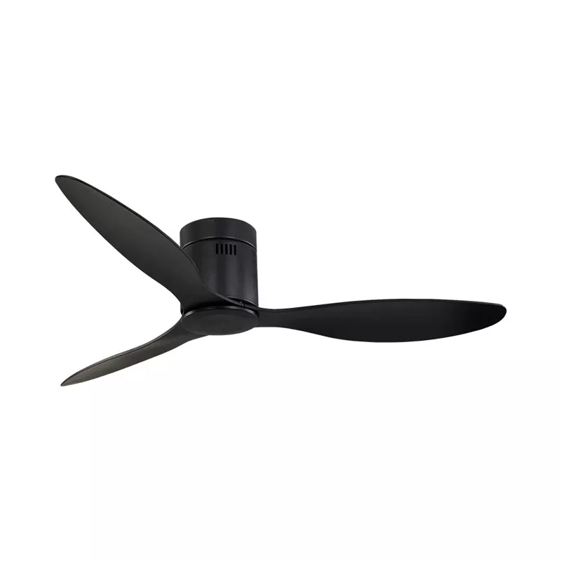 Quạt trần thiết kế 3 cánh màu đen tối giản, hiện đại QT-106 - Hình ảnh 2