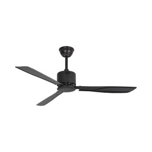 Quạt trần thiết kế 3 cánh màu đen tối giản, hiện đại QT-111