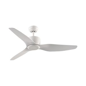 Quạt trần thiết kế 3 cánh màu trắng tối giản, hiện đại QT-109