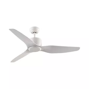 Quạt trần thiết kế 3 cánh màu trắng tối giản, hiện đại QT-109