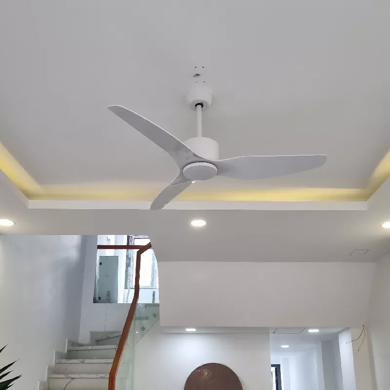 Quạt trần thiết kế 3 cánh màu trắng tối giản, hiện đại QT-109 - Hình ảnh 3