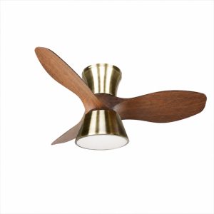 Quạt trần đèn thiết kế 3 cánh nhựa tối giản, hiện đại QT-206