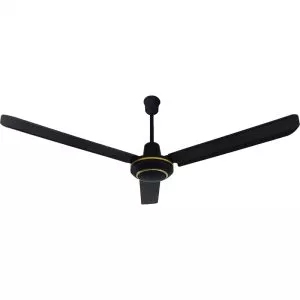 Quạt trần thiết kế 3 cánh sắt phối viền gold QT-56