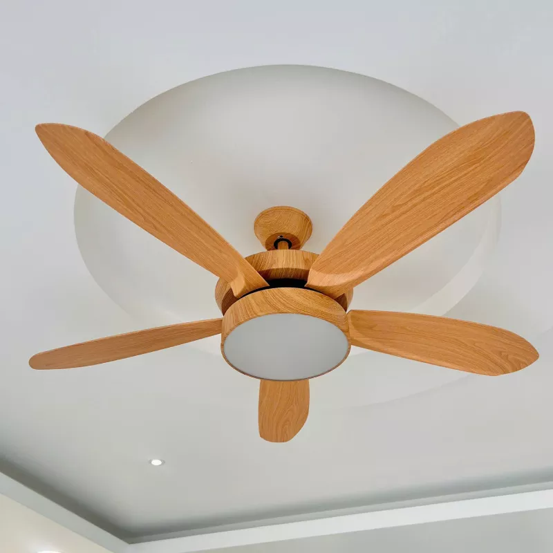 Quạt trần thiết kế 5 cánh hiện đại, tích hợp đèn LED cao cấp QT-33 - Hình ảnh 5