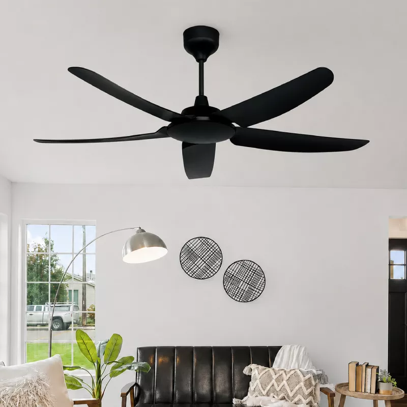 Quạt trần thiết kế 5 cánh nhựa, phong cách tối giản QT-71