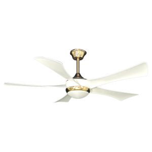Quạt trần thiết kế 5 cánh trắng, phong cách hiện đại QT-75