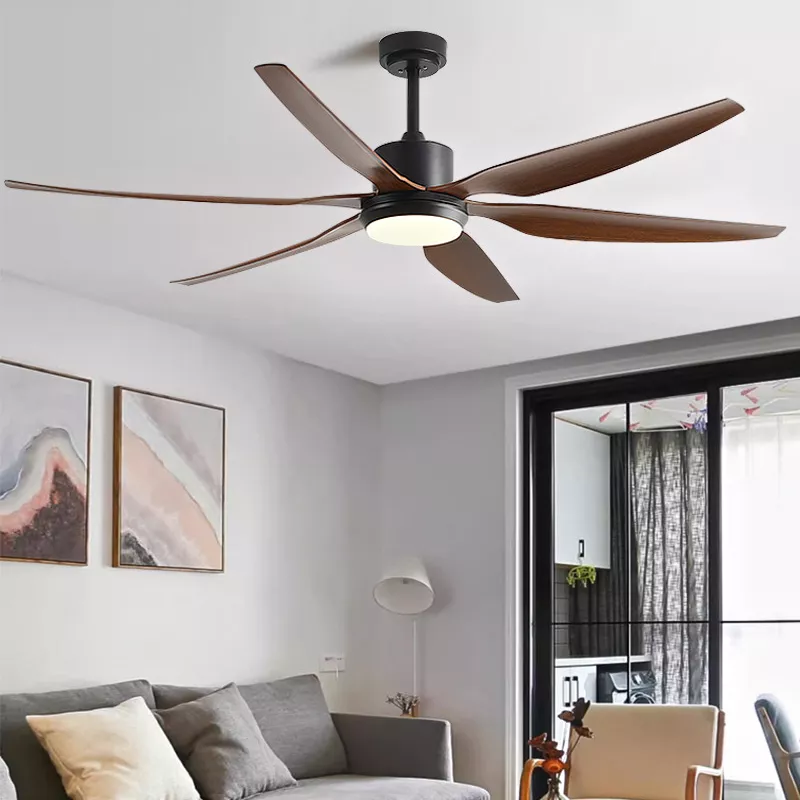 Quạt trần thiết kế 6 cánh lớn, tích hợp đèn Led cao cấp QT-47 - Hình ảnh 4