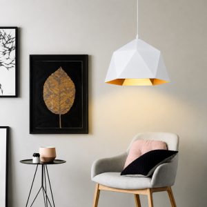 Đèn thả decor – chụp sắt lồng vàng nghệ thuật TDC-175