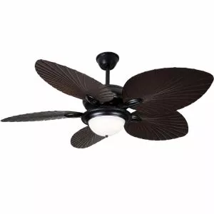 Quạt trần đèn 5 cánh thiết kế hình lá phong cách cổ điển QT-258