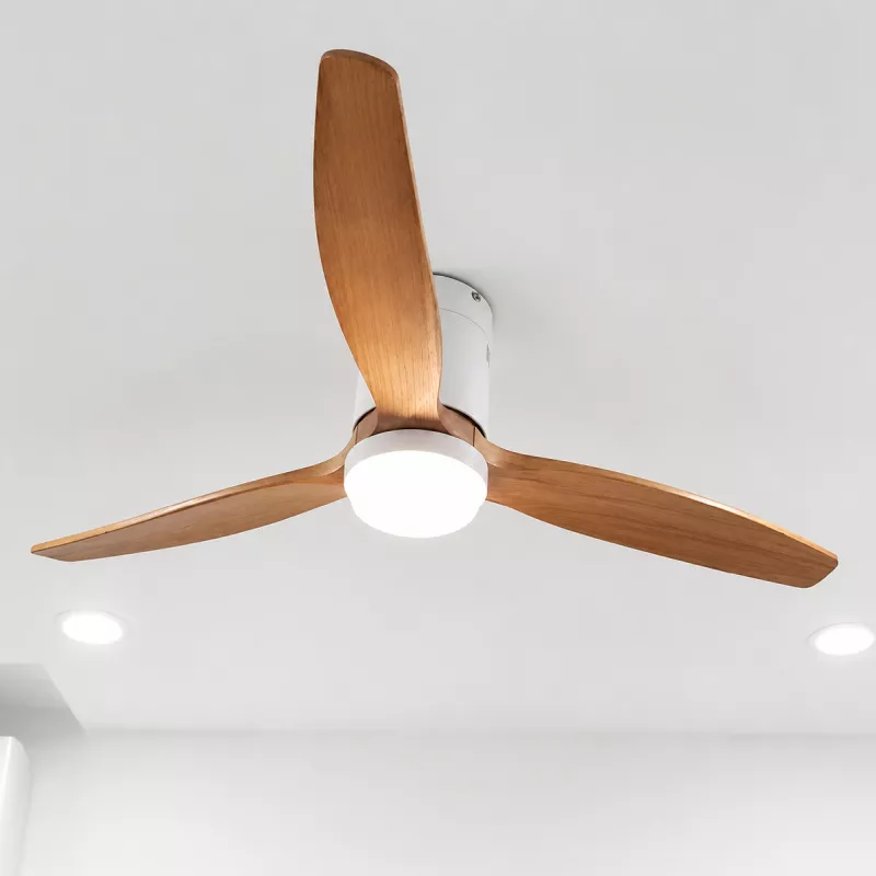 Quạt trần đèn thiết kế 3 cánh nhựa tối giản, hiện đại QT-290 - Hình ảnh 3