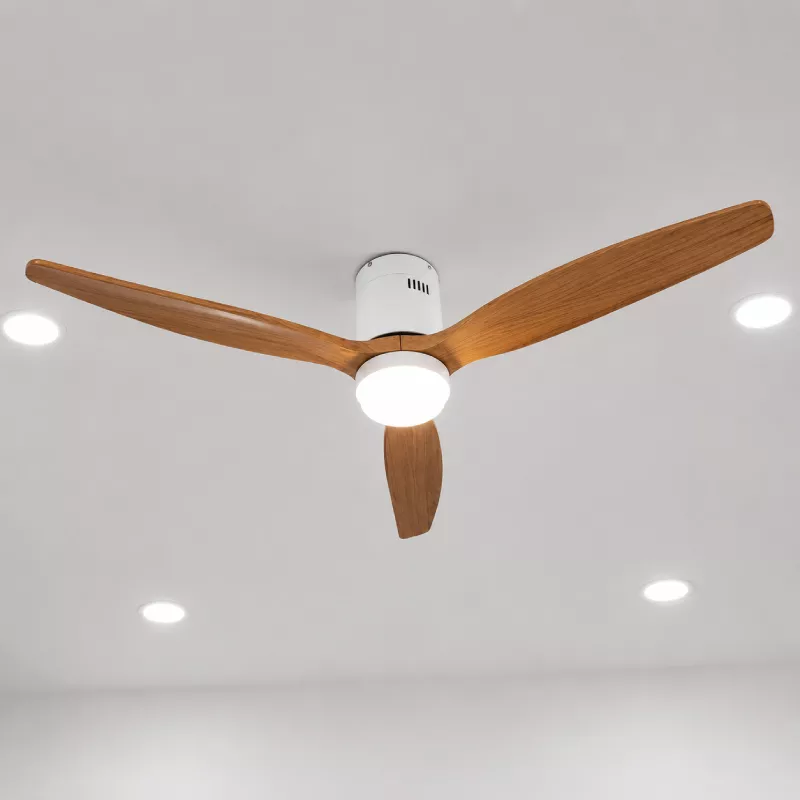 Quạt trần đèn thiết kế 3 cánh nhựa tối giản, hiện đại QT-290 - Hình ảnh 4