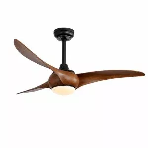 Quạt trần đèn thiết kế 3 cánh nhựa tối giản, hiện đại QT-245