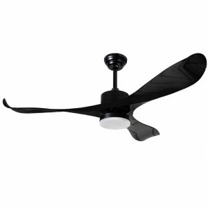 Quạt trần đèn thiết kế 3 cánh nhựa tối giản, hiện đại QT-252