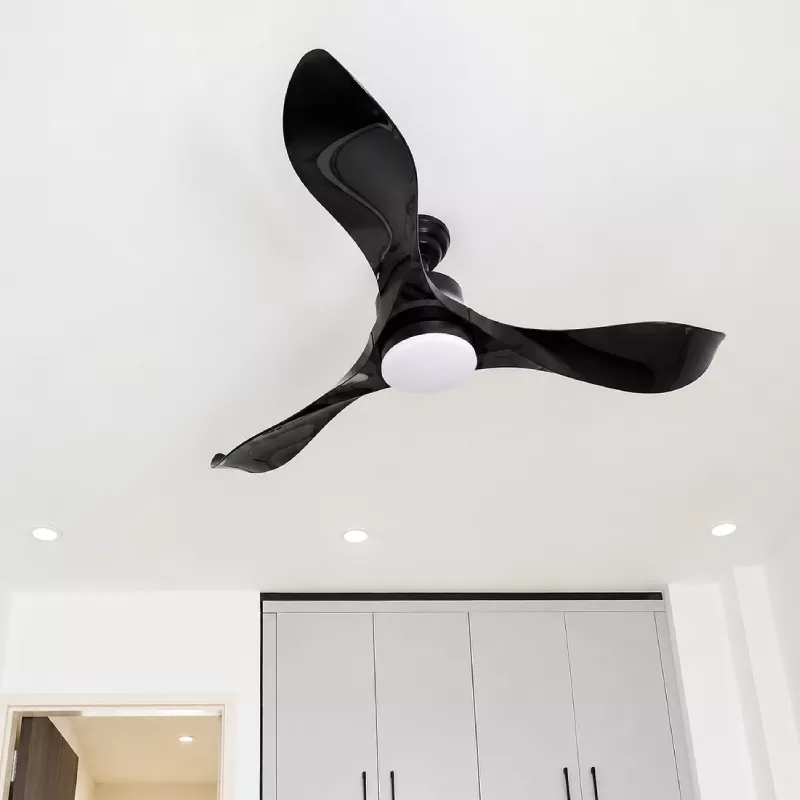 Quạt trần đèn thiết kế 3 cánh nhựa tối giản, hiện đại QT-252 - Hình ảnh 3
