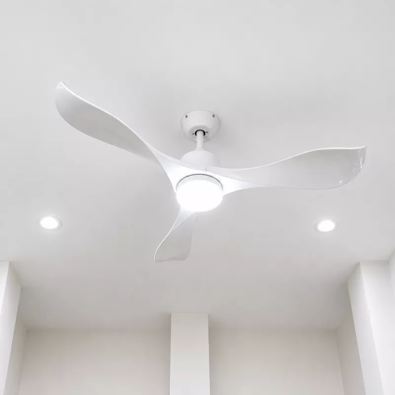Quạt trần đèn thiết kế 3 cánh nhựa tối giản, hiện đại QT-253 - Hình ảnh 3