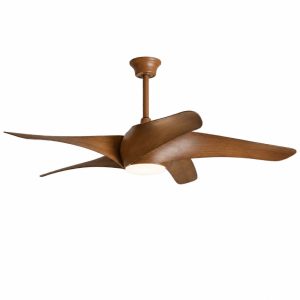 Quạt trần đèn thiết kế 5 cánh nhựa tối giản, hiện đại QT-249