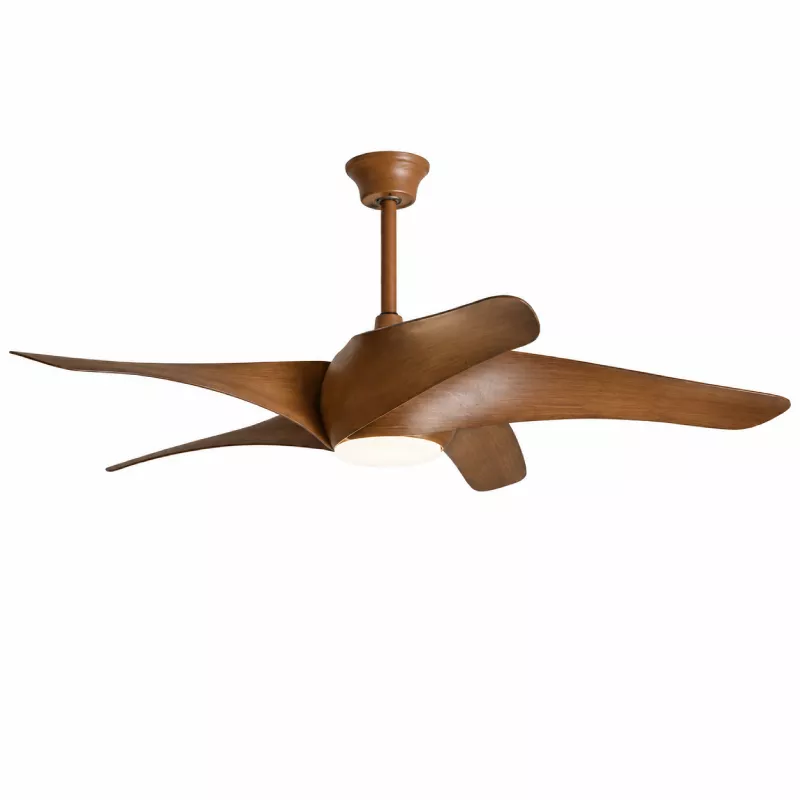 Quạt trần đèn thiết kế 5 cánh nhựa tối giản, hiện đại QT-249 - Hình ảnh 2