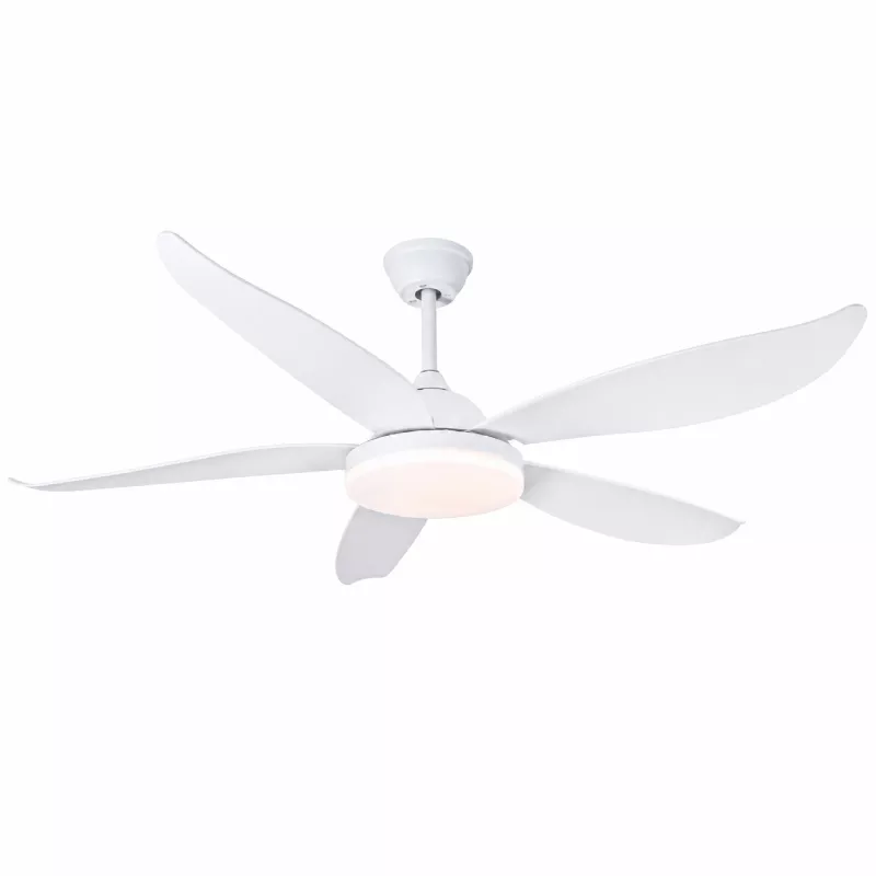 Quạt trần đèn thiết kế 5 cánh nhựa tối giản, hiện đại QT-254 - Hình ảnh 2