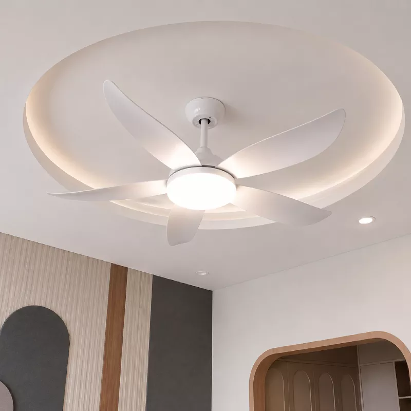 Quạt trần đèn thiết kế 5 cánh nhựa tối giản, hiện đại QT-254 - Hình ảnh 3