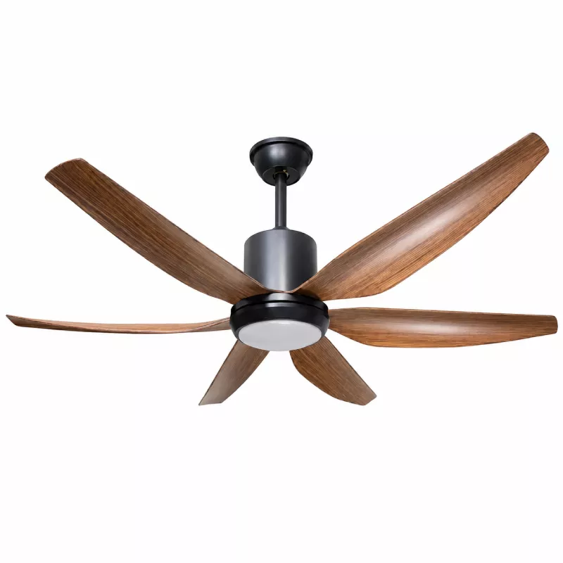 Quạt trần đèn thiết kế 6 cánh nhựa tối giản, hiện đại QT-261 - Hình ảnh 2