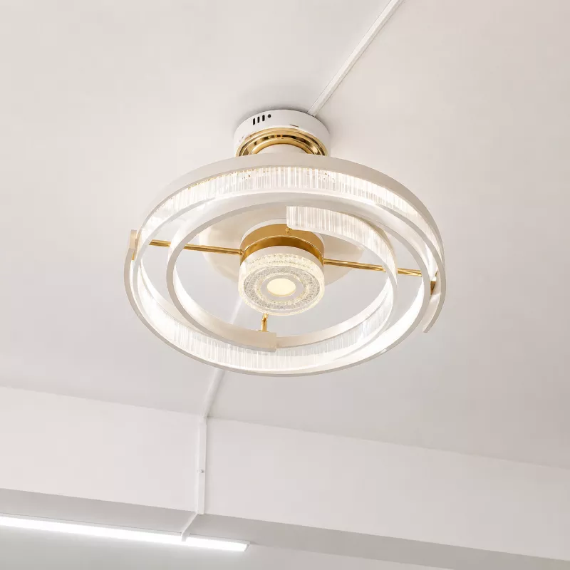 Quạt trần đèn thiết kế cánh nhựa tối giản, hiện đại QT-278 - Hình ảnh 3