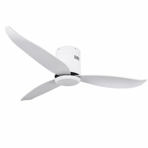 Quạt trần thiết kế 3 cánh nhựa màu trắng tối giản, hiện đại QT-287