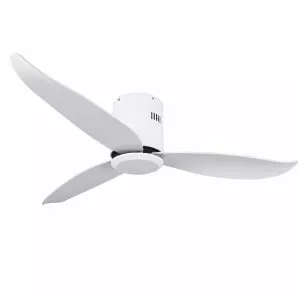 Quạt trần thiết kế 3 cánh nhựa màu trắng tối giản, hiện đại QT-287