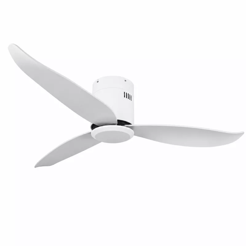 Quạt trần thiết kế 3 cánh nhựa màu trắng tối giản, hiện đại QT-287 - Hình ảnh 2