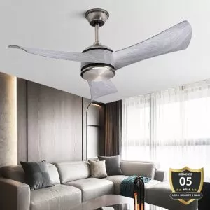 Quạt trần thiết kế 3 cánh nhựa tối giản, hiện đại QT-244